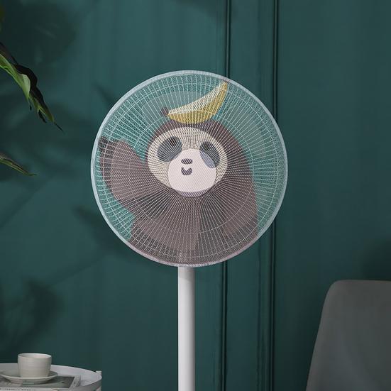 Fan Cover Honeycomb Mesh Ventilated Polyester Fan Safety Protection Cover Kids Baby Finger Protector for Daily Use