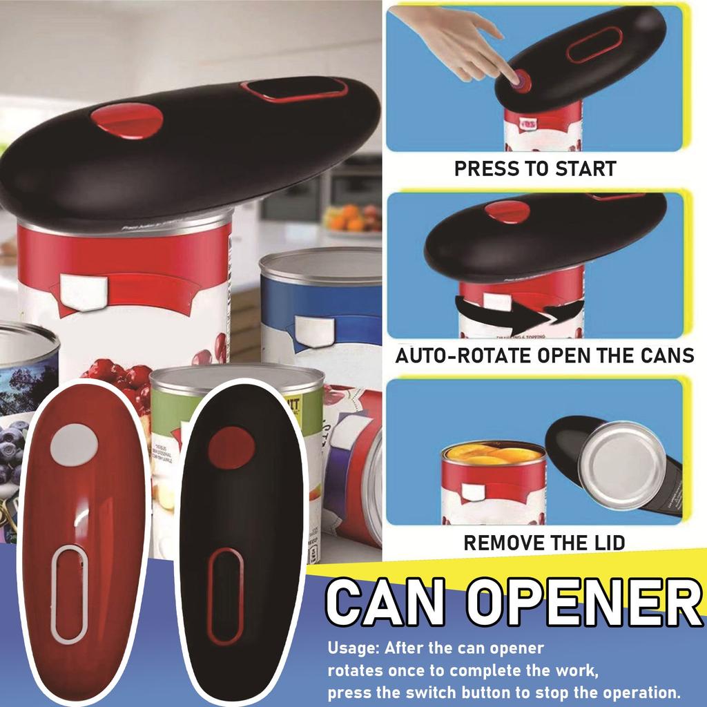 Electric Can Opener, No Sharp Edge Can Opener, One Electric Can Opener, Best Kitchen Gadgets For Seniors With Arthritis Electric Can Opener