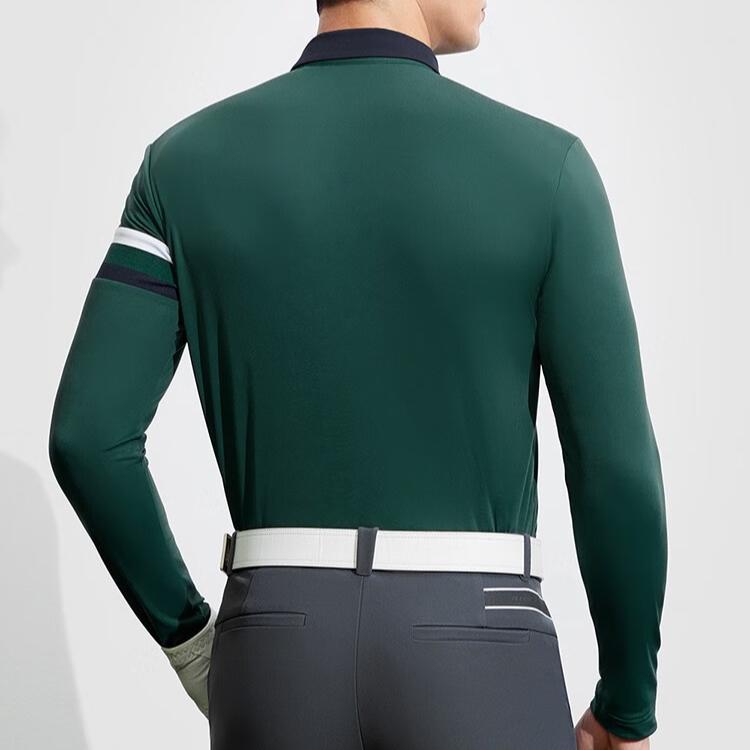 New FILA Golf Series Polo Shirt Men's Mountain Wall Green A11M415217F-KK