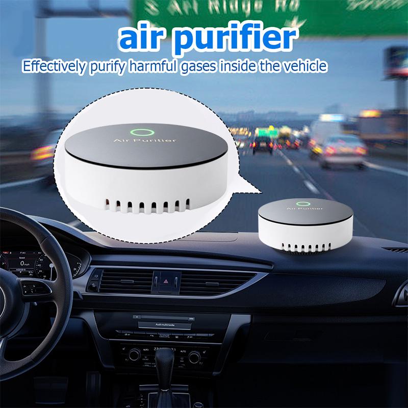 Car Air Sterilizer Purifier Usb Oxygen Cleaner Low Noise Generator Air Purifier Filter Smoke Remover Smart Gadgets Car Supplies