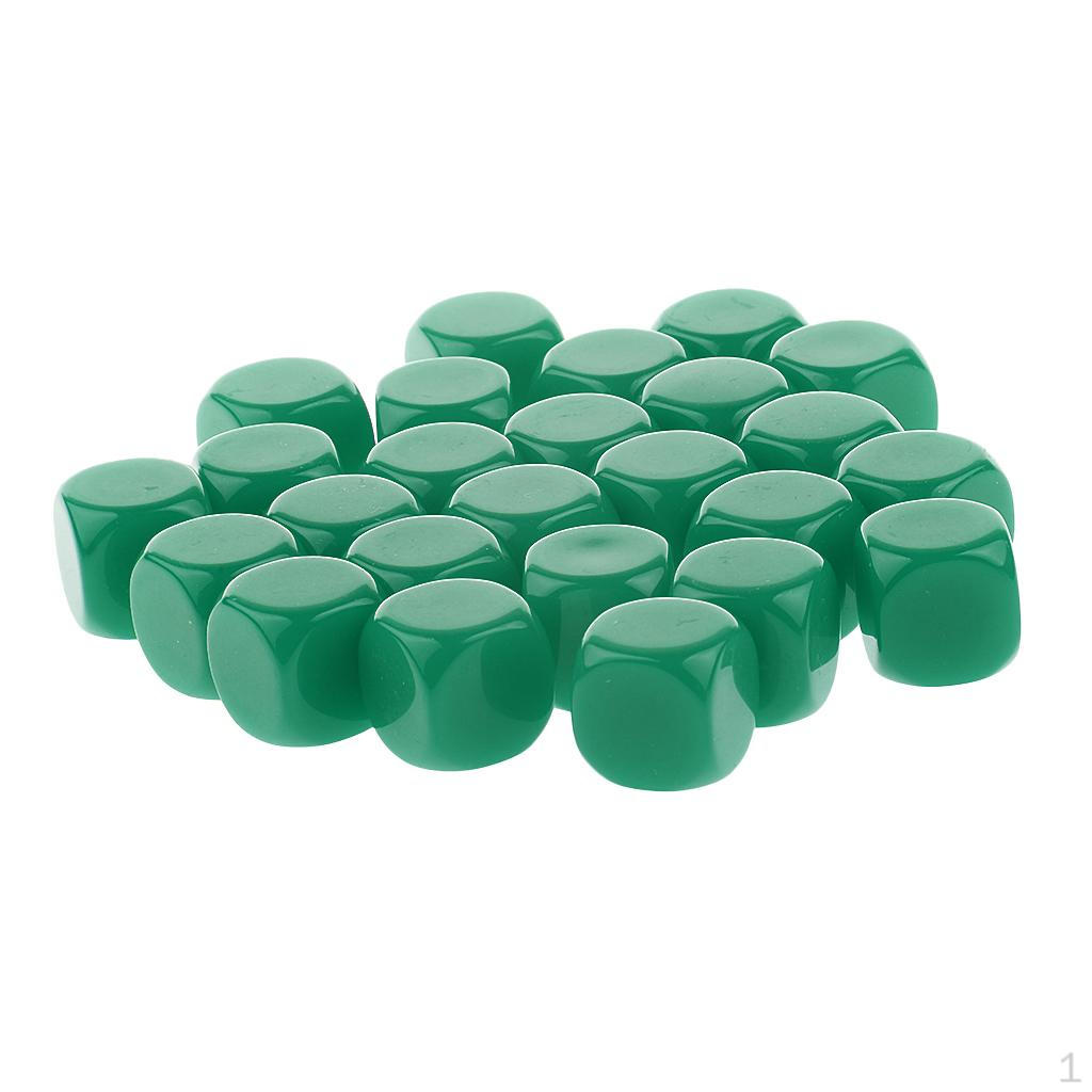 25 Count D6 Six-Sided Dice for Educational Activities