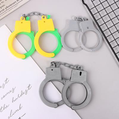 1 para kajdanek zabawka dla dzieci odgrywanie ról kajdanki rekwizyty impreza dramat cosplay policjant policjant kostium przebieranki zabawki do zabawy