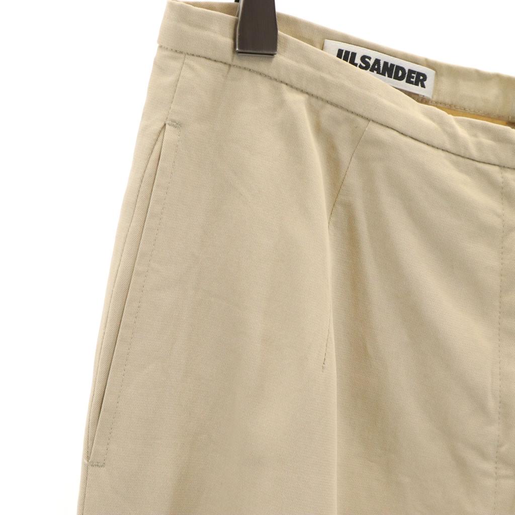 JIL SANDER made in Germany Cotton pants 38 beige Women Used
