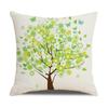 Ins Nordic Style Cartoon Tree Car Sofa Pillow Custom Nap Pillow Lumbar Cushion Cover Home