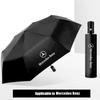 Car Automatic Folding Umbrella Portable Sunshade For Mercedes Benz AMG A B C E G CLA W211 W203 W204 C260 E300L A200L GLC300 CLA PL4