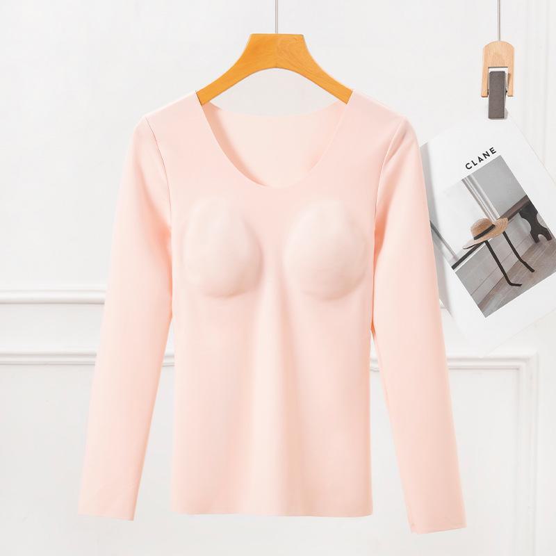 Haosangyuan Silk Mulberry Chest Pad with Moisture-Wicking, Skin-Friendly Thermal Underwear (Super Soft)