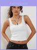 Y2k Girl Fashion Basic Lace Dress Top With High Elasticity For Streetwear Style
