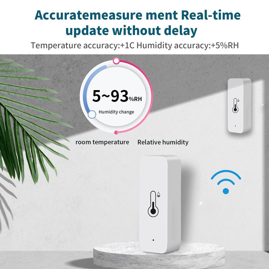 CozyLife Indoor Smart Mini Thermometer & Hygrometer Sensor