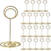A84X-20Pcs - 3.35 Inch Place Card Holder Table Number Stands For Wedding Party Graduation Reception B