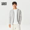 BENLAI Men's Thermal Stand-Collar Knit Cardigan