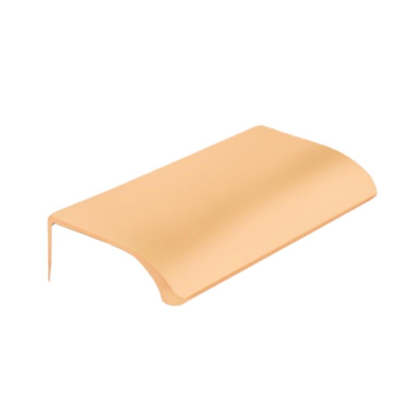 Aluminum Alloy Cabinet Drawer Handle Modern Furniture Hidden Long Handle Mount Finger Edge Pulls Nordic Concealed Handle
