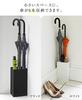 Yamazaki Smart Umbrella x D11 x Also Holds Folding Product 7032 Stand, 6-Piece Capacity, Black, Approx. W16.5 H30cm, Square, Umbrellas, Number