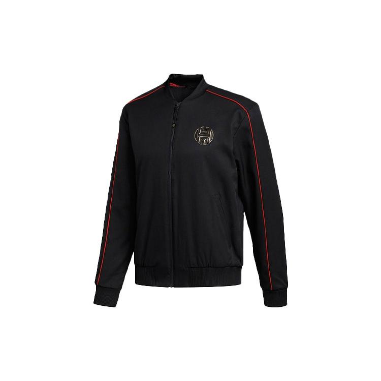 adidas Harden Jkt Basketball Sports Jacket Black Men s FH7696 M
