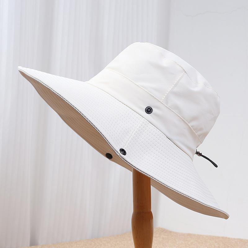 Summer Big Brim Outdoor Visor Male and Female Versatile Leisure Sports Mountaineering Sun Hat Versatile Bucket Hat