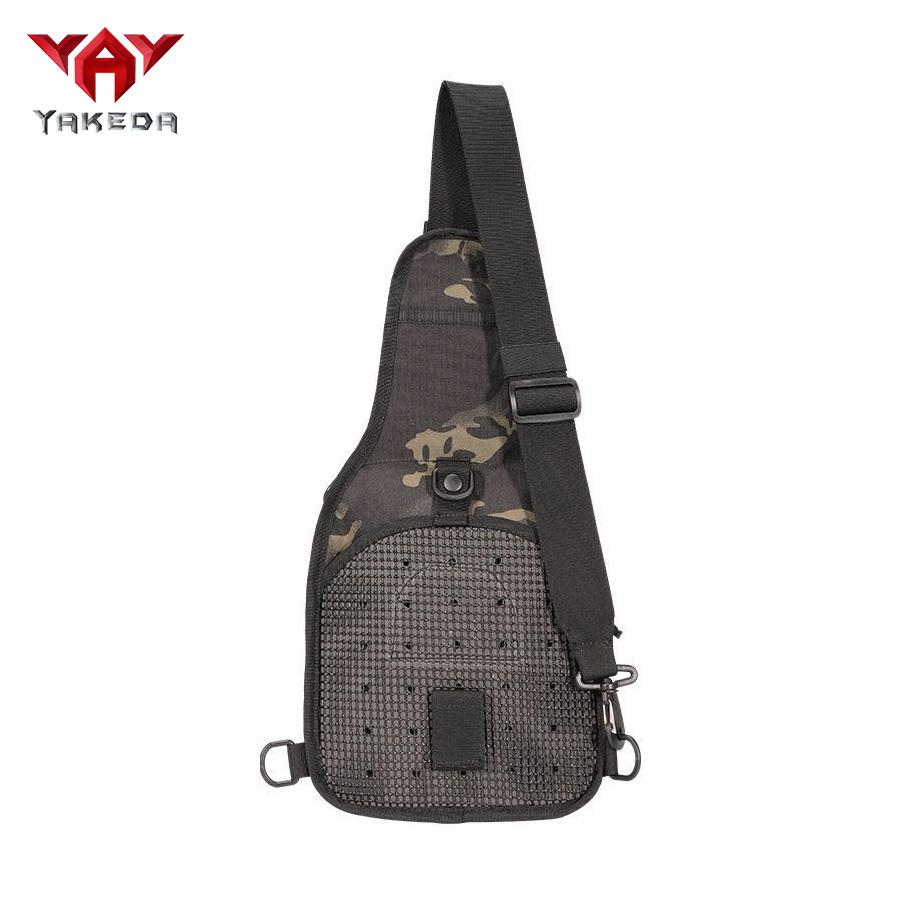 YAKEDA Cycling Bag Camouflage Sports Small Chest Bag,single Shoulder Diagonal Cross Outdoor Training Fishing Bag, Luya Waist Bag