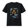 Legend Of Z Retro Tri Force T Shirt Video Game Merch  Vintage Washed Slightly Graphic Fashion Soft Designer Clothes Versatile