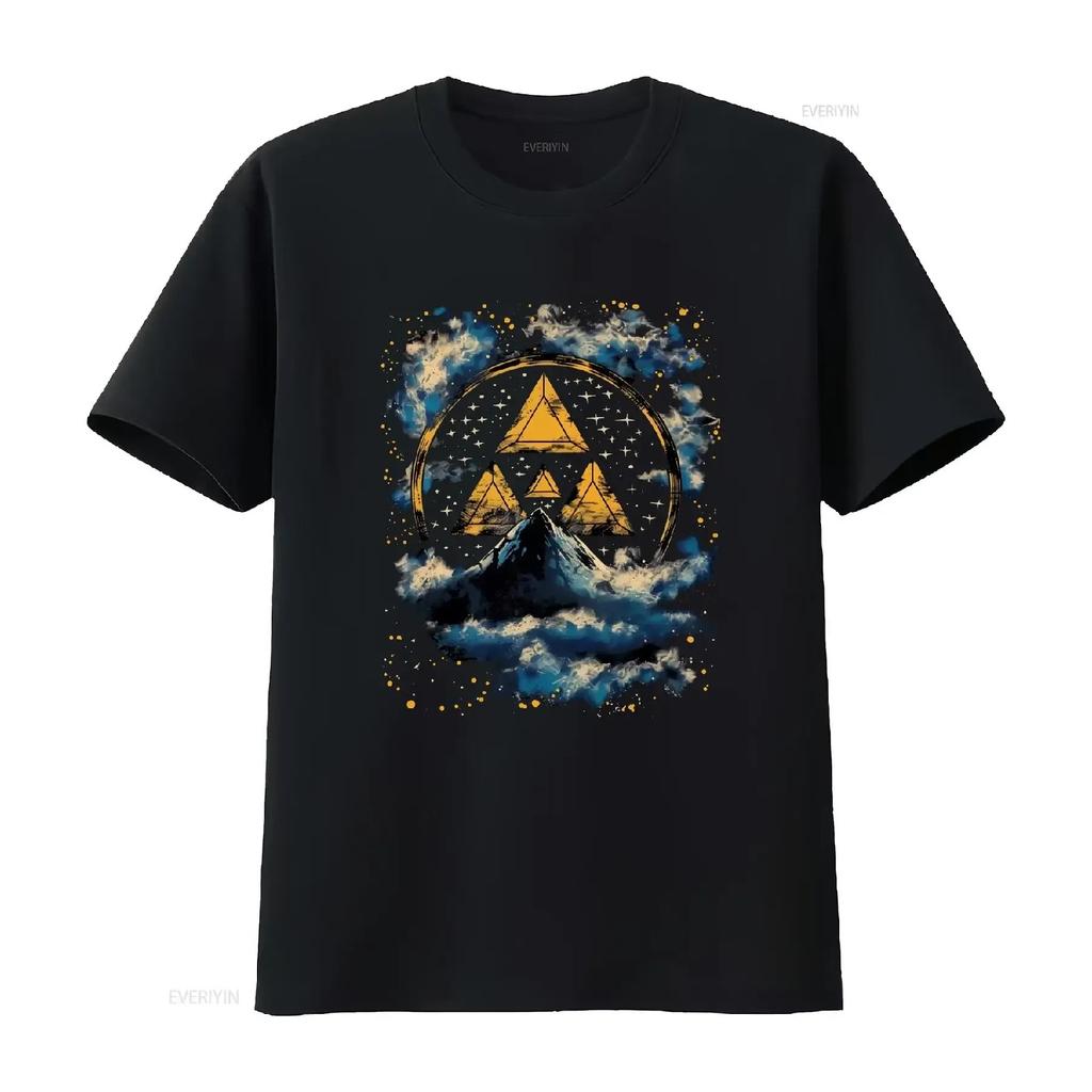 Legend Of Z Retro Tri Force T Shirt Video Game Merch Vintage Washed Slightly Graphic Fashion Soft Designer Clothes Versatile