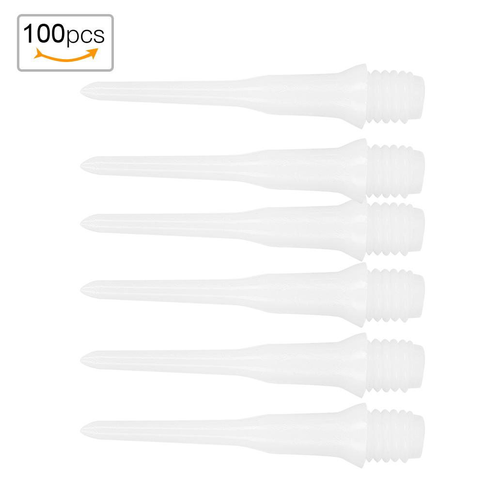 100pcs Plastic   Spots Needle Soft Tips Replacement Set Accessory for Electronic   Black