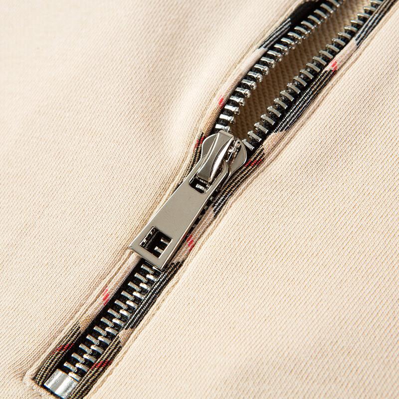 MONTAGUT Men's Embroidered Polo Collar Sweatshirt