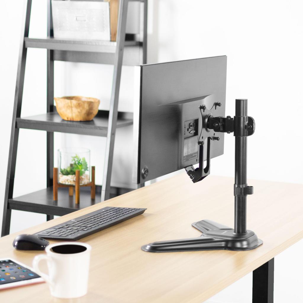 Kit de conversie suport placă adaptor VESA VIVO cu gestionare cabluri, conceput pentru monitor Samsung S27D590P U28D590D, S24D590PL, S24D590L, Negru,