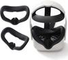VR Face Silicone Cover for Oculus Quest 2 VR Headset Soft Anti-Sweat VR Eye Cover Face Padding Sweatproof Anti-Leakage Washable Light Blocking