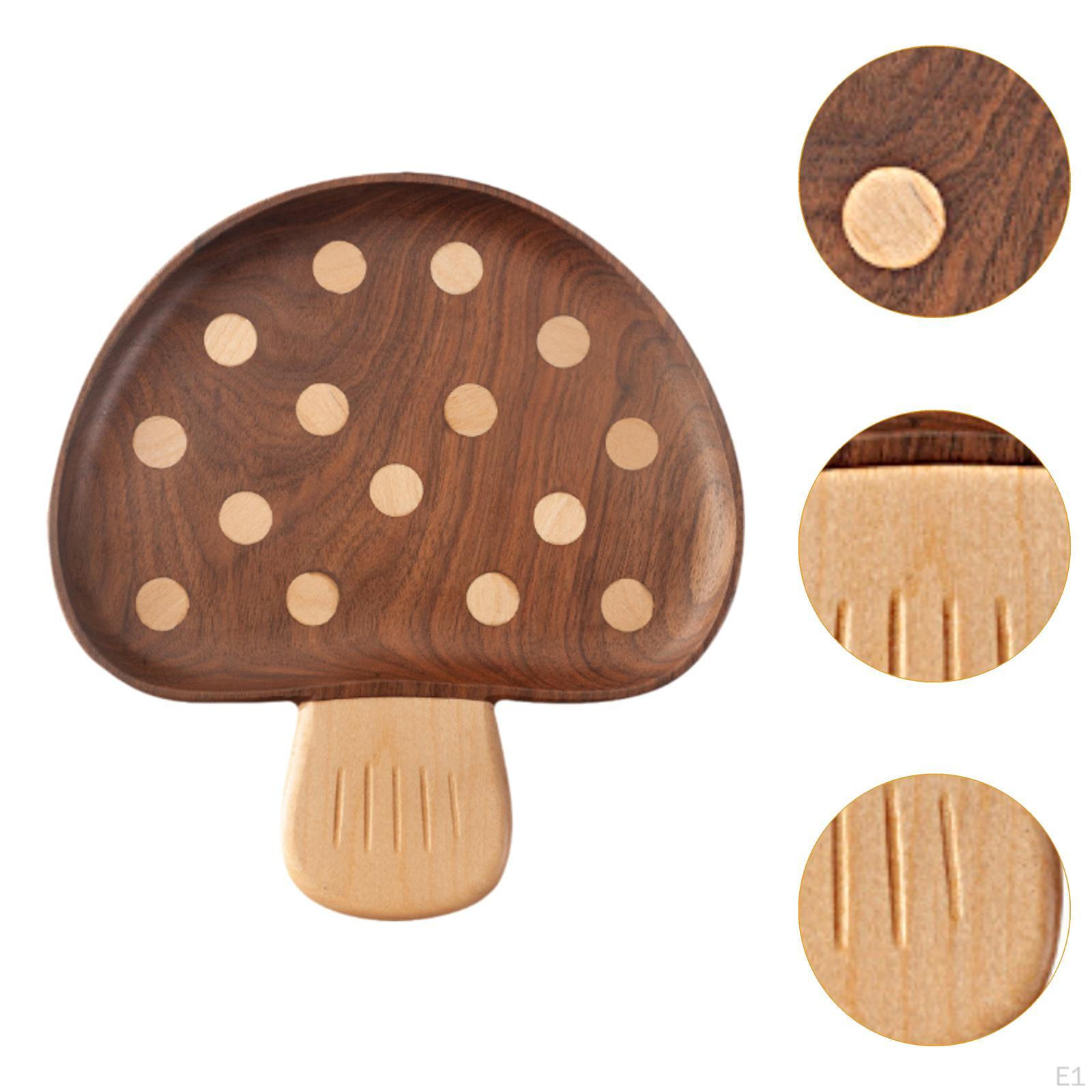 Деревянная десертная тарелка — фото 2