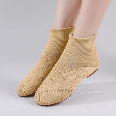 Dance Shoes Adult Ladies Soft Bottom Elastic Dancing Shoes High Top Modern Jazz Dance Shoes Competition Cloth Practice Shoes