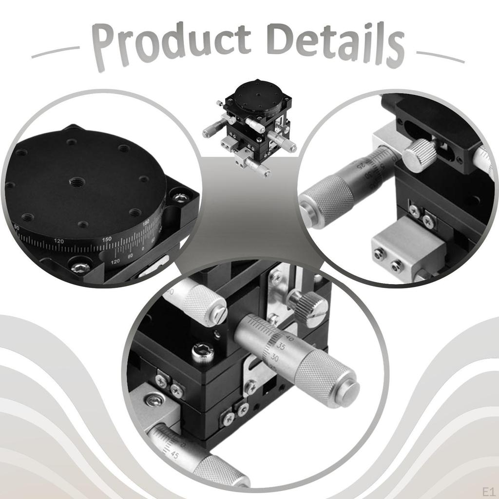 Xyzr 4 Axis Manual Linear Stage Trimming Bearing Tuning Wear Resistant Positioning
