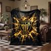 Athletic Bilbao Football Print Flannel Blanket Soft Warm Sofa Bed Throw Blanket For Home Office Bedroom