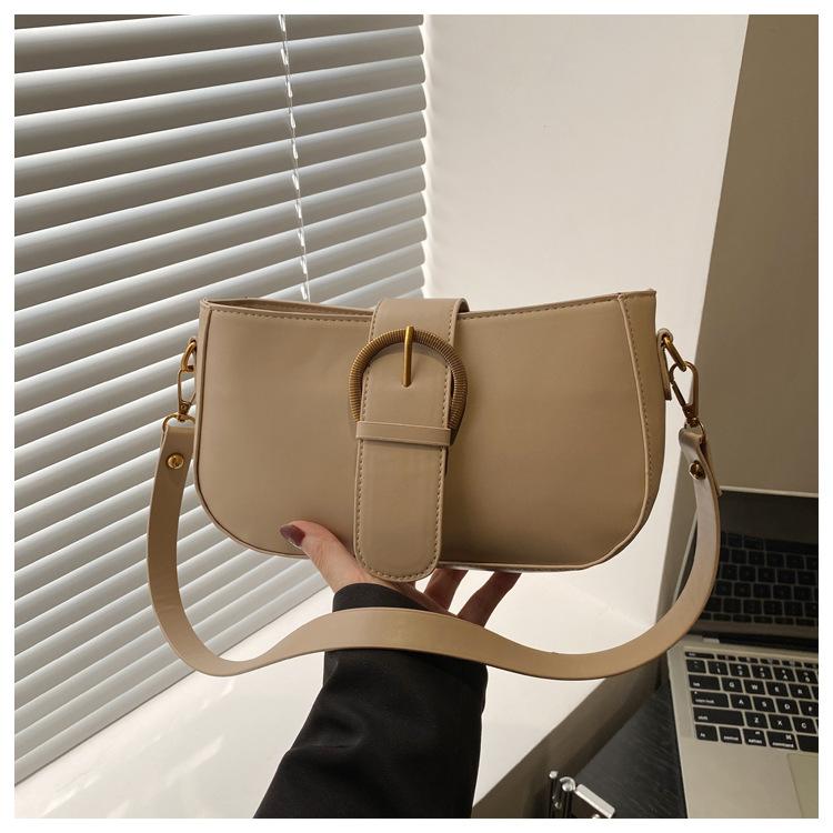 

Премиальная сумка подмышку женская 2025 новая нишевая портативная маленькая квадратная сумка модная универсальная на плечо сумка-мессенджер хаки