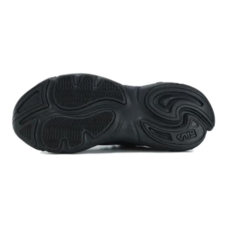 FILA Mars 1 Fabric Synthetic Leather TPU Non-Slip Wear-Resistant Shock Absorbing Low-Top Casual Shoes Women sneaker Black F12W332117FBK