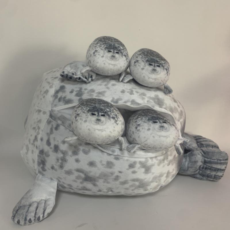 Osaka Fok Peluş Yastık – Yumuşak, Popüler Akvaryum Oyuncağı