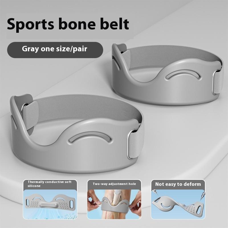 

2Pcs Silicone Patella Tendon Knee Straps Elastic Flexible Patella Tendon Stabilizer Adjustable Breathable Knee Support Protector серый