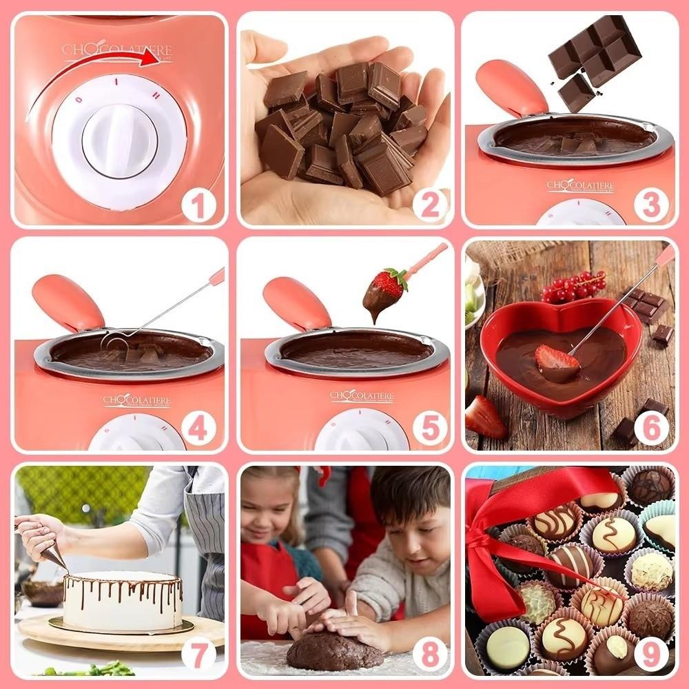Mini Size Chocolate Melting Pot Electric Warmer Machine Multi-Purpose Cheese Pot Wax Heating