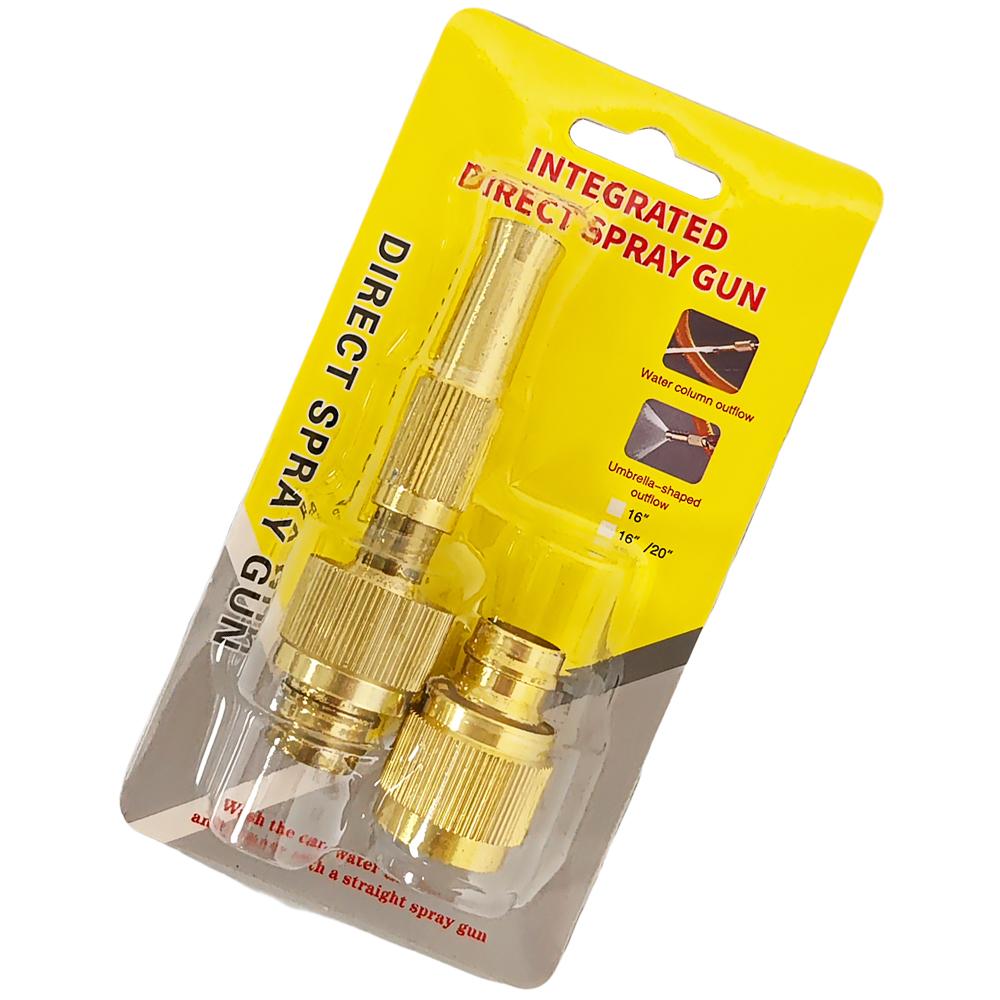 Rust Resistant Twist Type Spray Gun Nozzle for Daily Car Rinse Garden Sprinkling