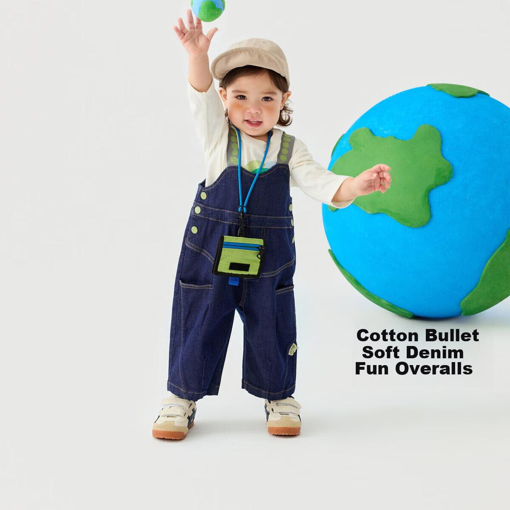 Minibala Boys And Girls Pants Spring New Arrival Baby Overalls Cute Adorable Infant Jeans