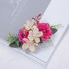Bohemia Brides Wedding Flower Hair Comb Hairpin Bridesmaid Headdress Hair Combs Hair Accessories For Women Girls Floral Hairpins