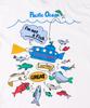 BIGWAVE COLLECTIVE I'M Not Fish Short Sleeve T-Shirt (Off-White)