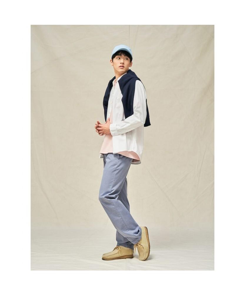 Binpolmen Garment Dyed Regular Pants Blue (Bc5221C12P)