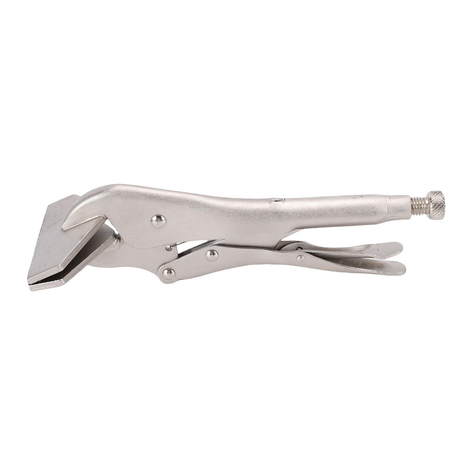 10 Inch Locking Sheet Metal Clamp Heavy Duty Carbon Steel Duckbill Welding Locking Plier For Auto Repair Sheet Metal Grip Tool