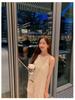 2026 Elegant Korean-Style Lightweight Seaside Spaghetti Strap Beach Dress