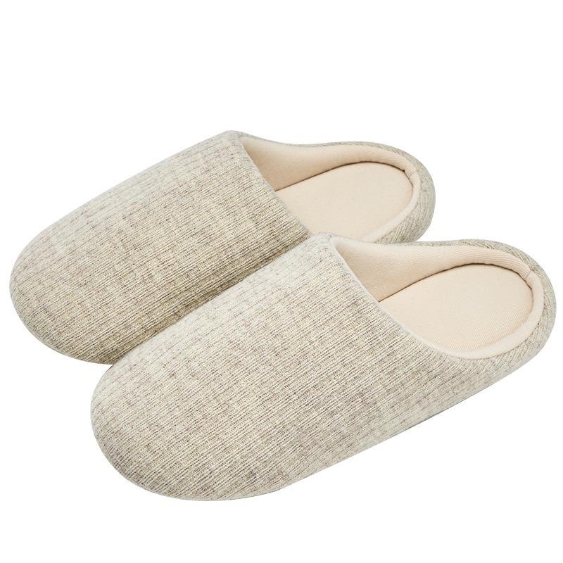 Lidani Japanese Silent Silent Slippers Women's Indoor Home Confinement Non-slip Wooden Floor Soft Bottom Cotton Mop Autumn and Winter