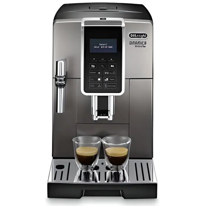 Delonghi Schwarz De'longhi Ecam359.37.tb Dynamic Aroma Bar Kaffeevollautomat 1450 W, Kunststoff, Titan - Bild 3