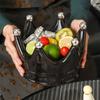 Ceramic Crown Fruit Tray with Fork Rustproof Dessert Salad Fork  Home Gatherings