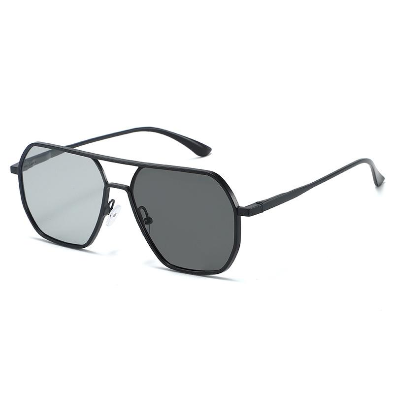 Trendy Sunglasses, Men'S Driving Glasses, Polygonal Polarized Light, Fishing, Night Vision, Driving Sunglasses