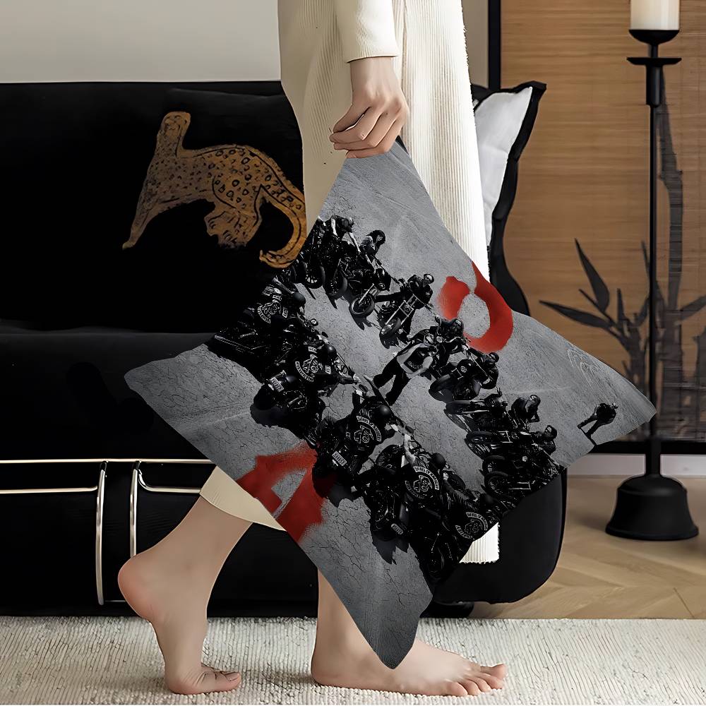 TV Sons Of AAnarchy Cushion Cover Polyester Sofa Cushions Decorative Throw Pillows Home Decoration Pillowcover