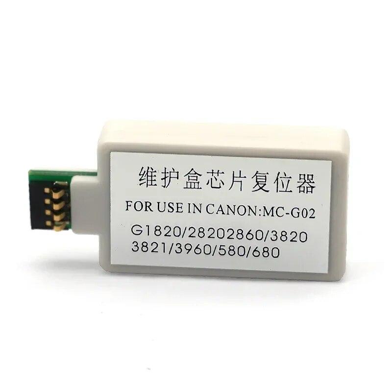 MC-G02 Maintenance Tank Chip Resetter for Canon G1922 G2920 G2923 G2960 G2962 G3920 Decoder 1PCS 5PCS 10PCS Chip Resetter