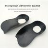 1 Pair Arch Support Insoles Shock Absorption Orthopedic Flatfoot Pad Comfort Ankle Stabilization Corrective Support Universal Foot Pad