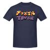 Unisex Pizza Tower Game Logo T Shirt Vintage Plus Size Cotton Sleeve Tee Shirt