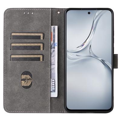 For OnePlus Nord CE4 Lite 5G/Oppo K12x 5G (China) Case PU Leather RFID Blocking Phone Cover